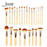 Jessup Makeup Brushes Set Bamboo pincel maquiagem Cosmetics Tool Foundation Powder Eyeliner Professional Beauty Brush 6-25pcs