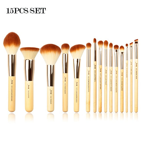 Jessup Makeup Brushes Set Bamboo pincel maquiagem Cosmetics Tool Foundation Powder Eyeliner Professional Beauty Brush 6-25pcs