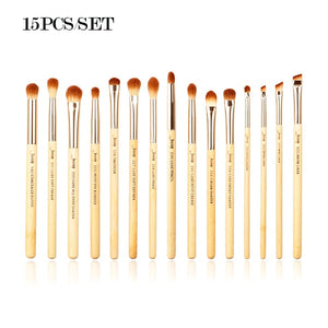 Jessup Makeup Brushes Set Bamboo pincel maquiagem Cosmetics Tool Foundation Powder Eyeliner Professional Beauty Brush 6-25pcs