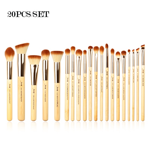 Jessup Makeup Brushes Set Bamboo pincel maquiagem Cosmetics Tool Foundation Powder Eyeliner Professional Beauty Brush 6-25pcs