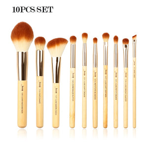 Jessup Makeup Brushes Set Bamboo pincel maquiagem Cosmetics Tool Foundation Powder Eyeliner Professional Beauty Brush 6-25pcs