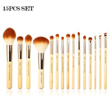 Jessup Makeup Brushes Set Bamboo pincel maquiagem Cosmetics Tool Foundation Powder Eyeliner Professional Beauty Brush 6-25pcs