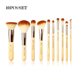 Jessup Makeup Brushes Set Bamboo pincel maquiagem Cosmetics Tool Foundation Powder Eyeliner Professional Beauty Brush 6-25pcs