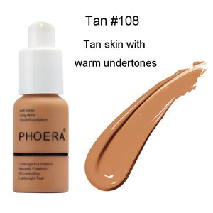 Natural Color Lightweight breathable Face Foundation Liquid Lasting Moisturizing Concealer Powder Beauty Makeup Cream TSLM1