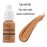 Natural Color Lightweight breathable Face Foundation Liquid Lasting Moisturizing Concealer Powder Beauty Makeup Cream TSLM1